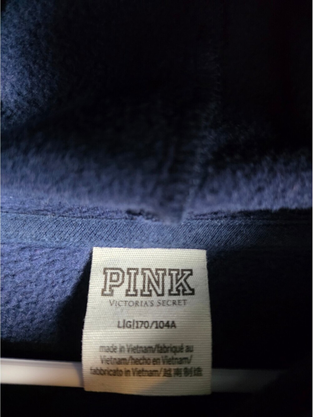 Victorias Secret Pink BLING Sequined Floral Sweater SET Hoodie Sweats MED L - Picture 3 of 5